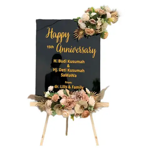 Papan Bunga Akrilik Gedongan