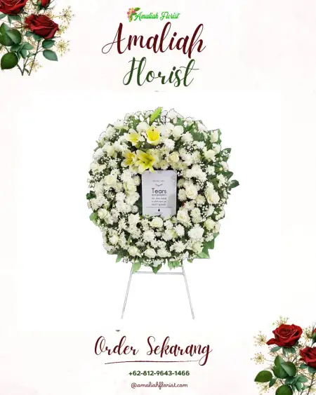 Krans Bunga Duka Gedongan