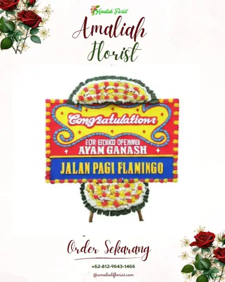 Sewa Papan Bunga Gedongan